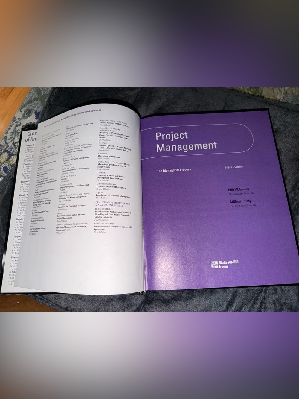 Project Management: The Managerial Process used textbook - Picture 3 of 6